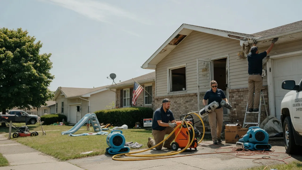 Water Damage Restoration in Maryville, IL near me